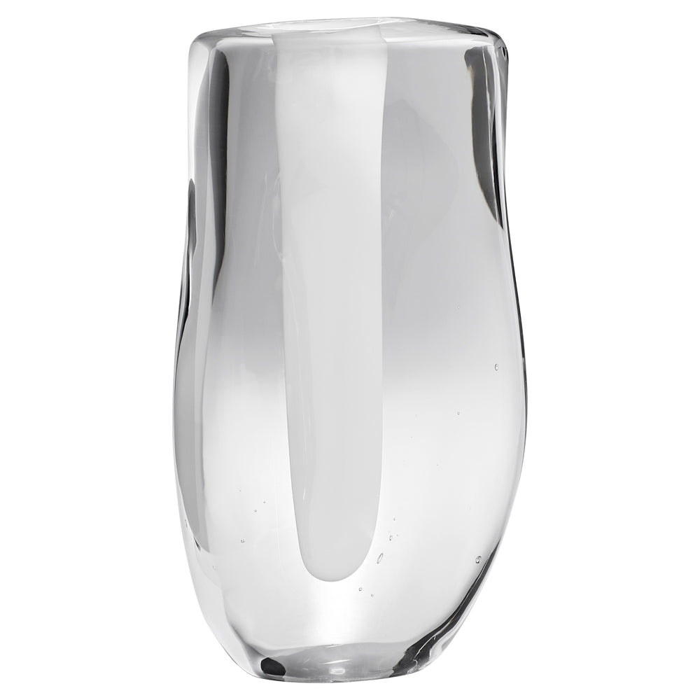 Inverted Oppulence Vase in Clear