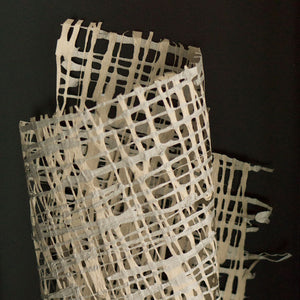 37" Black Shadow Box (Open Front) 'Weave Paper' ro