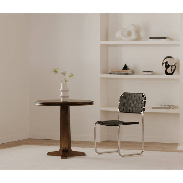 Moe's Charles Cafe Table Brown with Pine Veneer