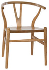 Zola Sungkai/Mindi Wood Chair in Clear Coat Semi-Gloss Finish