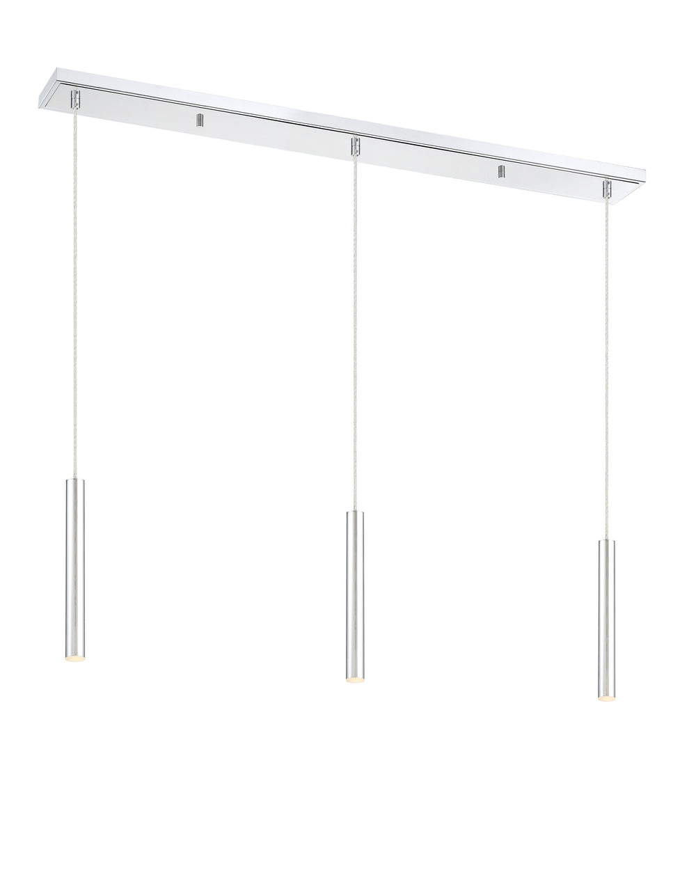 Forest 3 Light Island/Billiard in Chrome Finish