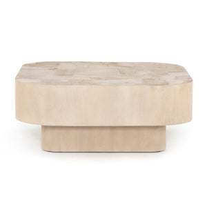 Blanco Coffee Table In Bleached Burl