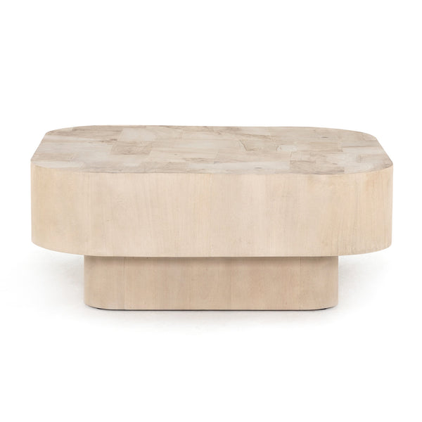 Blanco Coffee Table In Bleached Burl