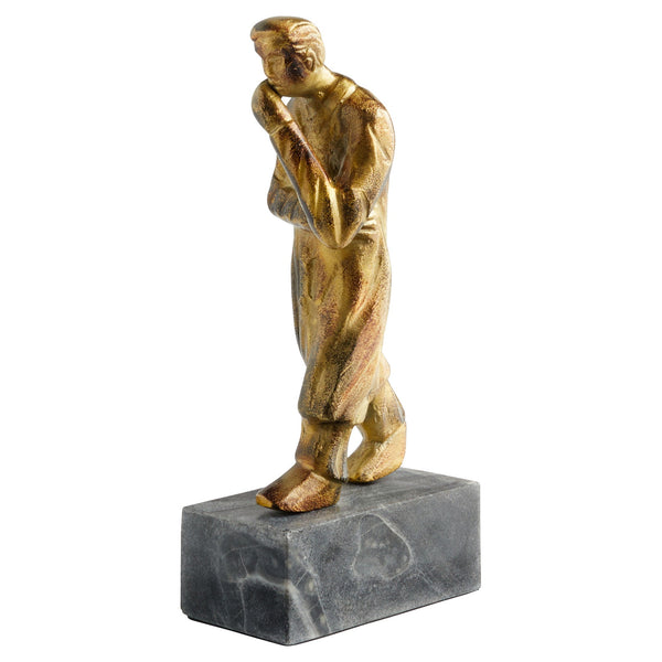 Epicurus Sculpture | Gold