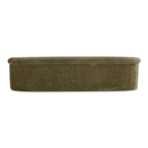 Moe's Thora Sofa Dark Green Velvet