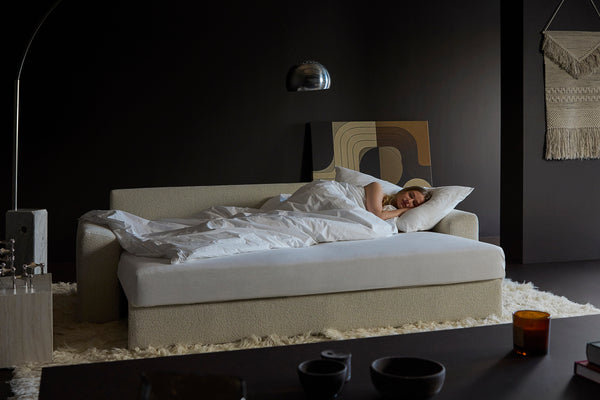 VILANDER SOFA BED, CUSHION ARMS, 57"X79"