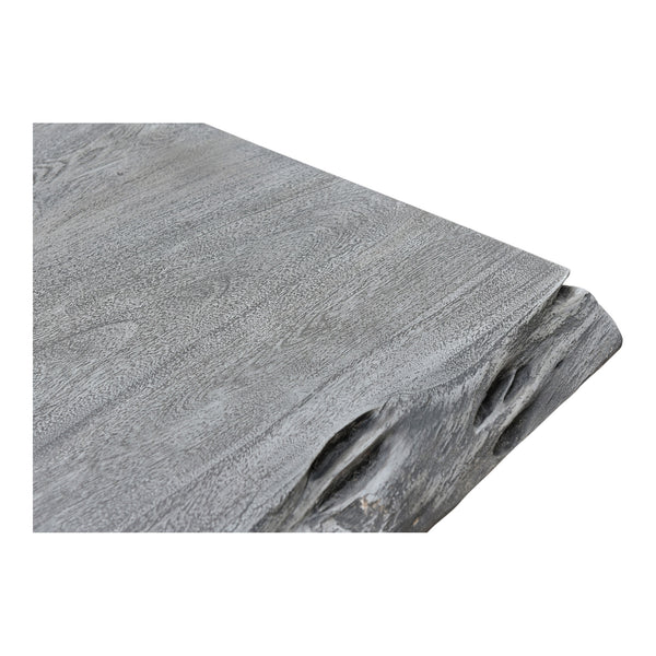 Edge Small Grey Dining Table with Iron Base