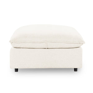 Caplan Elite-Ivory Ottoman with Deep Seating