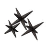Rhea (Set of 3) Brown Cast Iron Small, Medium & Large Jacks