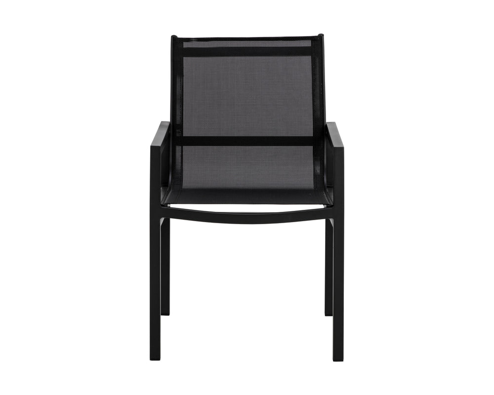 MERANO DINING ARMCHAIR - BLACK
