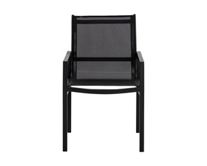 MERANO DINING ARMCHAIR - BLACK