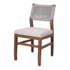 Pierre Rope Dining Chair In Gray