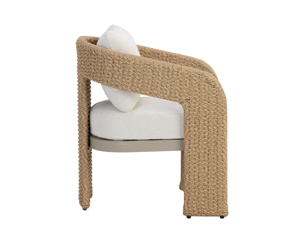 PYLOS DINING ARMCHAIR - NATURAL - LOUIS CREAM