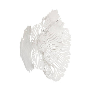 Flower Wall Art White, Small