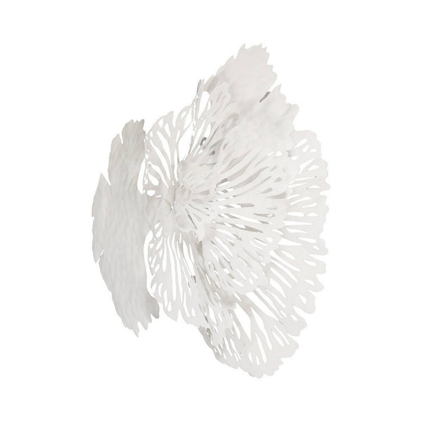 Flower Wall Art White, Small
