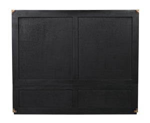 Charles Chest in Pale Mahogany with Brass Handles