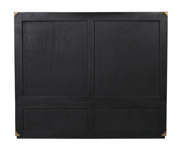 Charles Chest in Pale Mahogany with Brass Handles