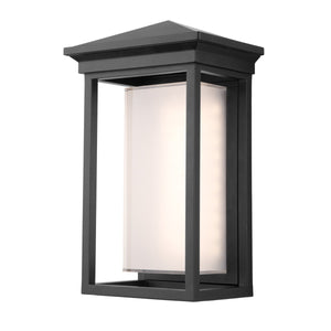 Overbrook AC9131BK Outdoor Wall Light in Black
