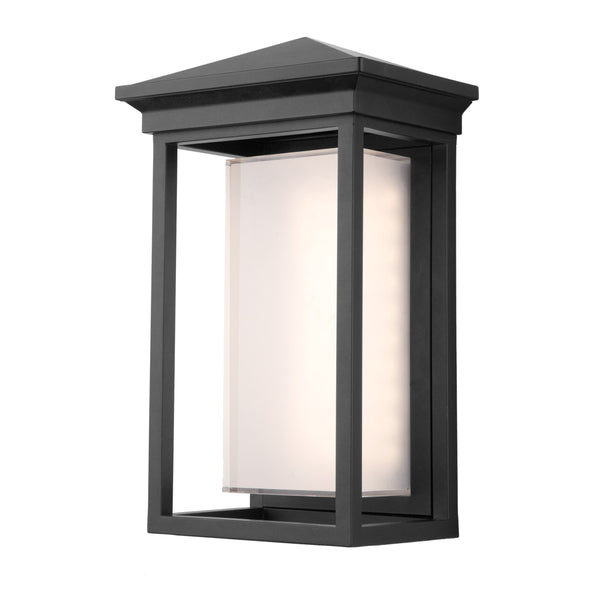 Overbrook AC9131BK Outdoor Wall Light in Black