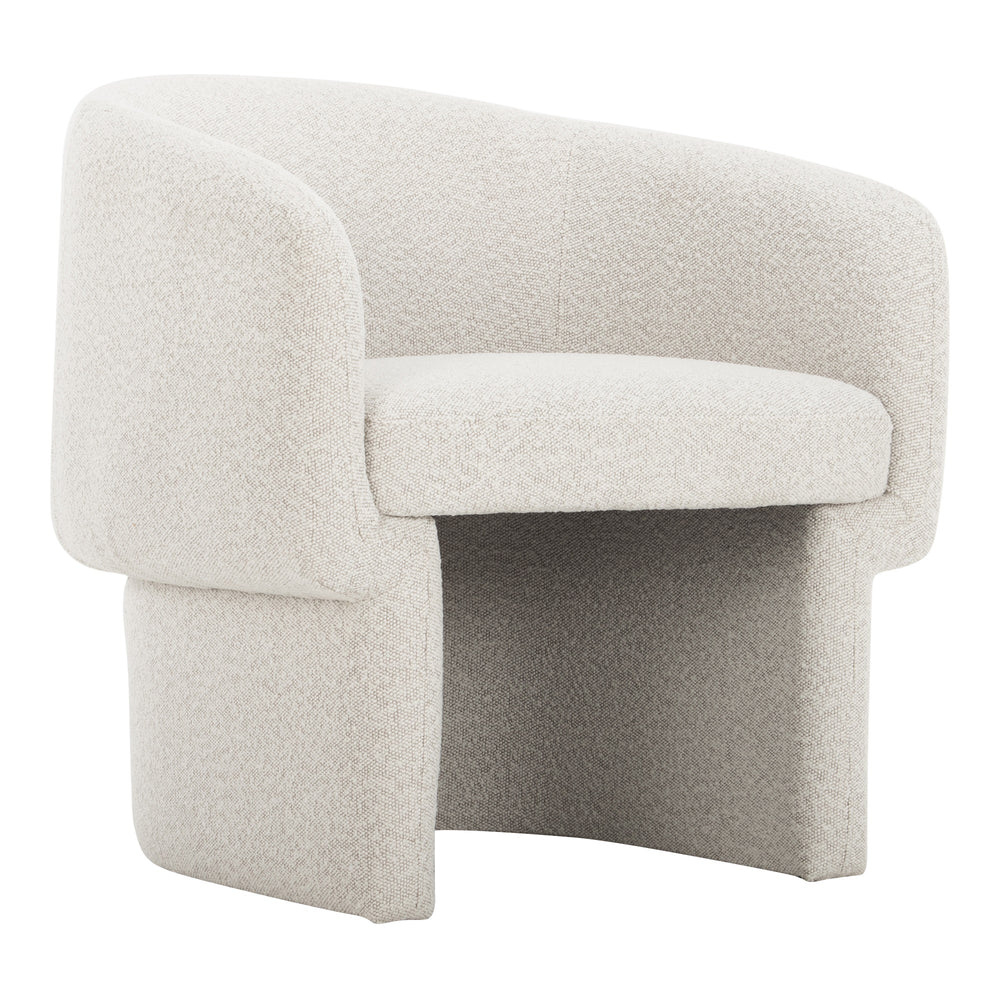 Franco Curved Chair in Oyster by Moe's