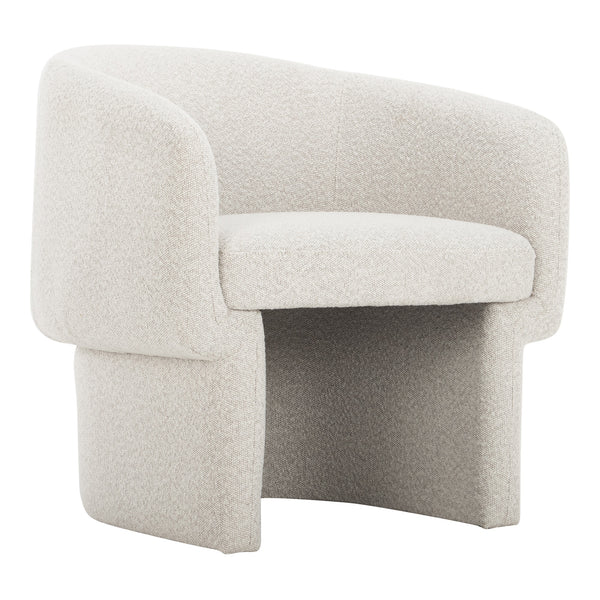 Franco Curved Chair in Oyster by Moe's