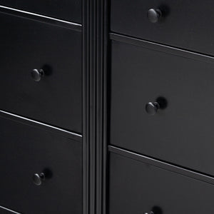 Lendon 6 Drawer Dresser in Black