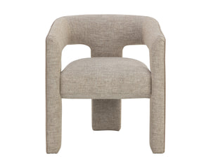 KRASNER DINING ARMCHAIR - RHAPSODY SAND