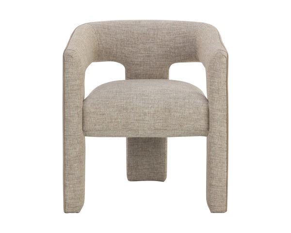 KRASNER DINING ARMCHAIR - RHAPSODY SAND