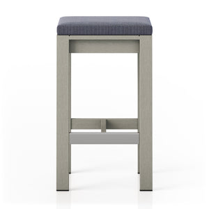 Monterey Outdoor Bar Stool In Grey In Bar
