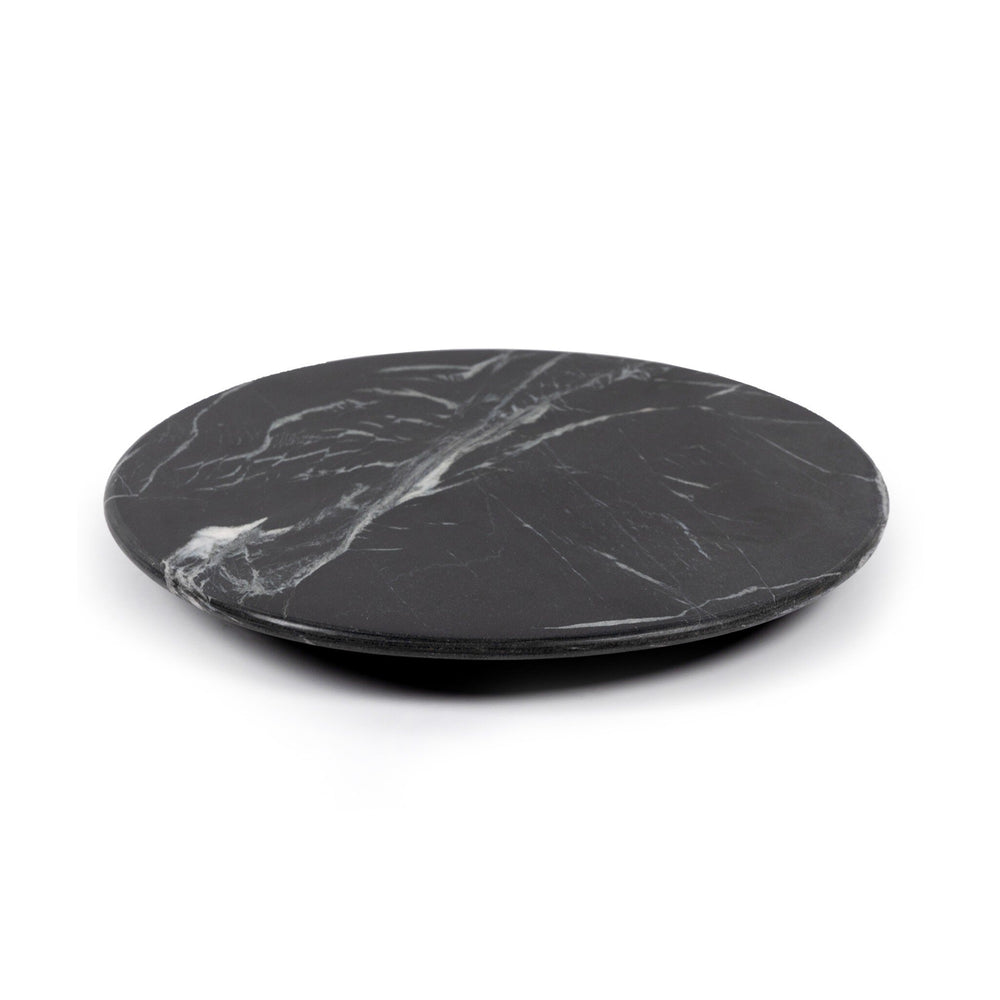 Marble Lazy Susan - Dark Kettle Black