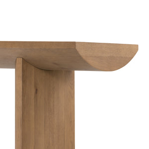 Pickford Console Table In Dusted Oak Veneer