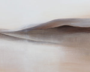 DESERT SANDS - 72" X 30" - GOLD FLOATER FRAME