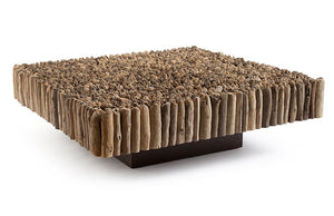 Manhattan Coffee Table, Square, With Glass