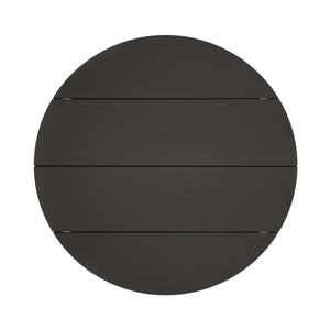 Roca Outdoor Round Metal Coffee Table - Bronze