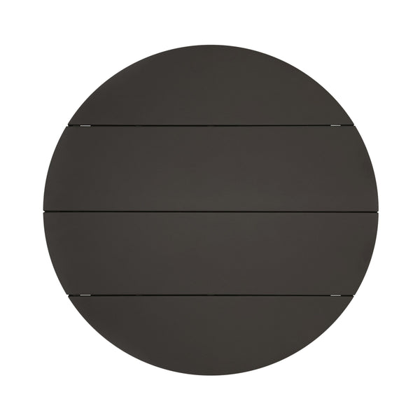 Roca Outdoor Round Metal Coffee Table - Bronze