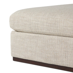 Colt Sectional Ottoman In Canton Dove-Aged Sienna