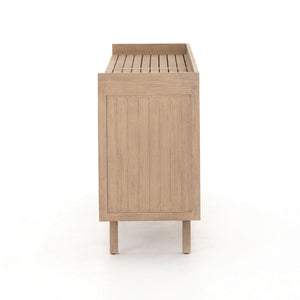 Lula Outdoor Sideboard In Washed Brown