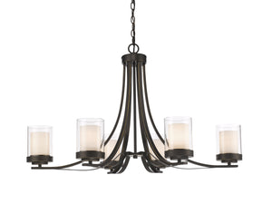 Willow 6 Light Chandelier in Olde Bronze Finish