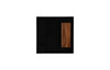 Slant Side Table, Natural/Black