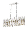 Bova 11 Light Island/Billiard in Polished Nickel Finish