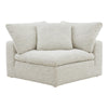 Clay Corner Chair in Coastside Sand Fabric