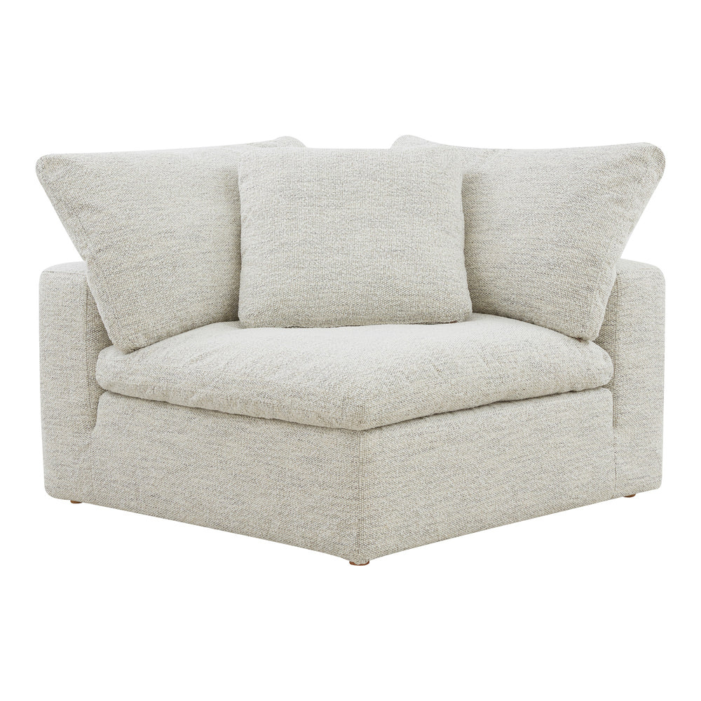 Clay Corner Chair in Coastside Sand Fabric