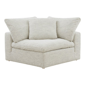 Clay Corner Chair in Coastside Sand Fabric