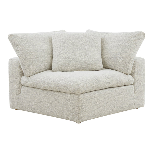 Clay Corner Chair in Coastside Sand Fabric