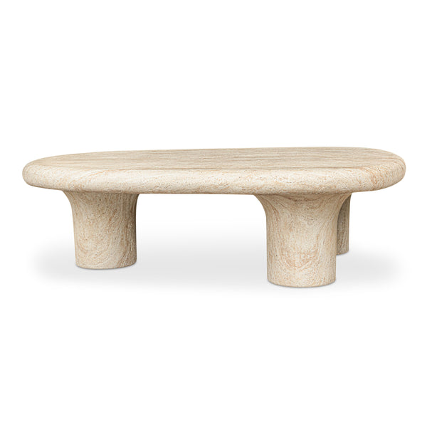 Moe's Warby Outdoor Coffee Table in Beige