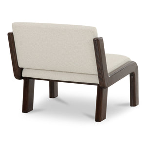 Moe's Edie Accent Chair in Flecked Ivory