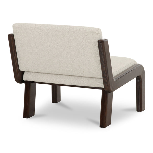 Moe's Edie Accent Chair in Flecked Ivory