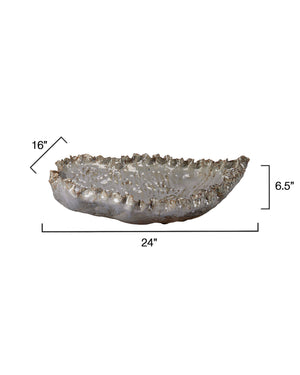 Crustacean Ceramic Decorative Bowl, Large