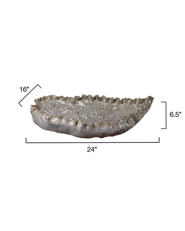 Crustacean Ceramic Decorative Bowl, Large