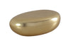 River Stone Cocktail Table, Gold Leaf, Small